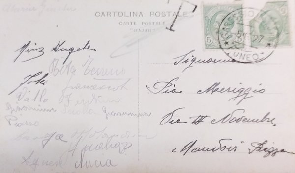 Cartolina - Garessio - Santuario di Valsorda - 1927