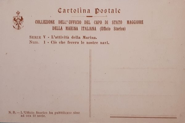 Cartolina - R. Marina Italiana - Ciò che fecero le …