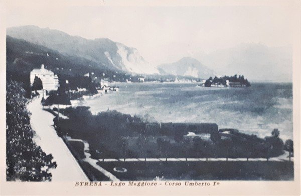 Cartolina - Stresa - Lago Maggiore - Corso Umberto I …