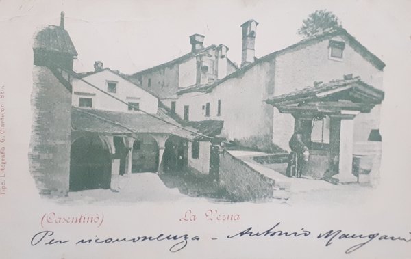 Cartolina - Casentino - La Verna - 1901 | Immagine principale
