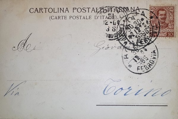 Cartolina - Genova - Monumento Colombo e Hotel Savoie - …