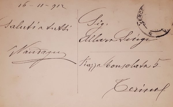 Cartolina - Casale - Chiesa dell'Addolorata - 1912