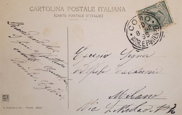 Cartolina - Brunate Kulm - S. Maurizio - Stazione Pluviometrica …