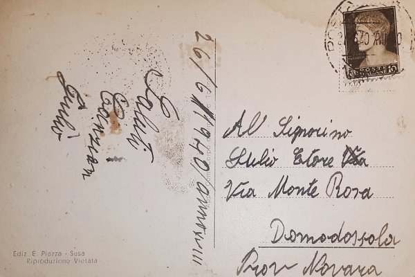 Cartolina - Molaretto ( Susa ) - Ufficio del R. …