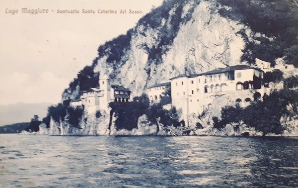 Cartolina - Lago Maggiore - Santuario Santa del Sasso - …