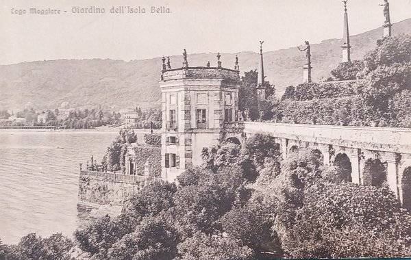 Cartolina - Lago Maggiore - Giardino dell'Isola Bella - 1930 …