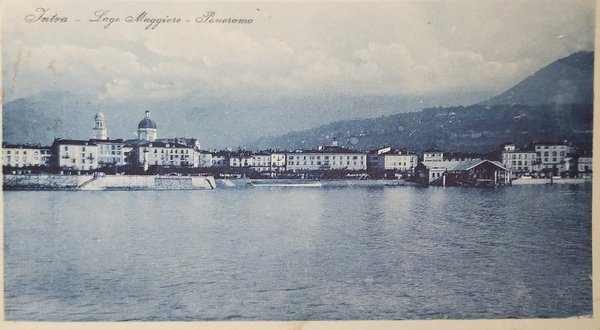 Cartolina - Intra - Lago Maggiore - Panorama - 1924