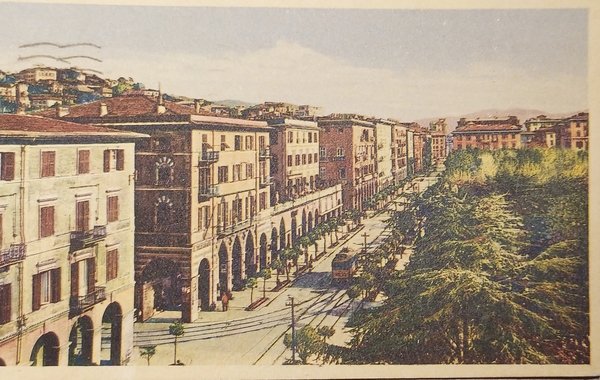Cartolina - La Spezia - Via Chiodo - 1942
