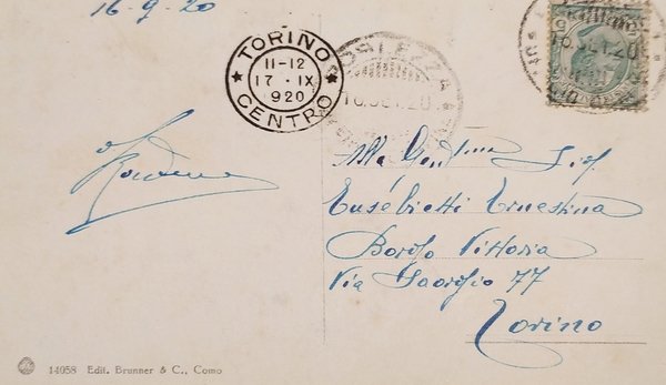 Cartolina - Porlezza ( Lago di Lugano ) - Panorama …