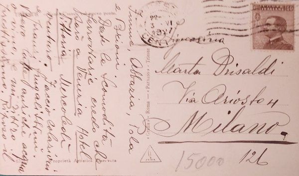 Cartolina - Trieste - Canal Grande del Nuovo Ponte - …