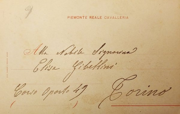 Cartolina - Il Colonnello - Comandante del Reggimento - Reale …