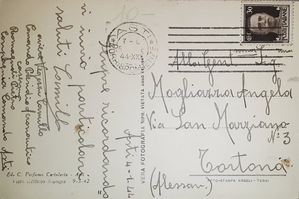 Cartolina - Asti - Giardini Pubblici e Monumento a Vittorio … | Immagine Gallery 2