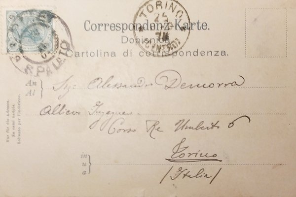Cartolina - Spalato - Borgo Lucia - 1901