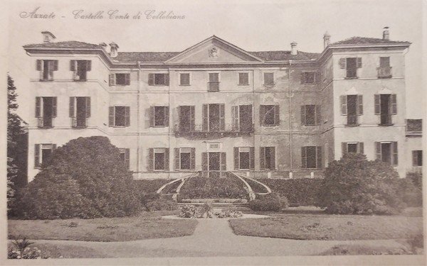 Cartolina - Azzate - Castello Conte di Collobiano - 1920 …