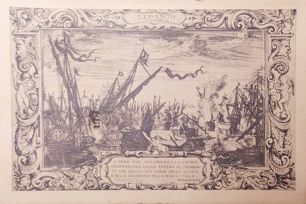 Cartolina - Commemorativa - Vittoria di Lepanto del 7 ottobre …