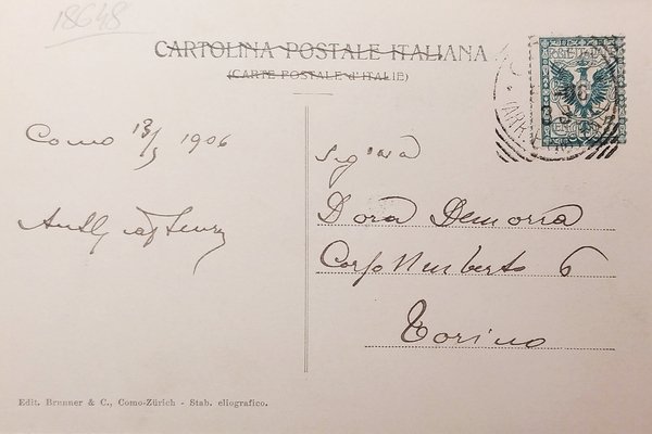 Cartolina - Como - Il Duomo - 1906