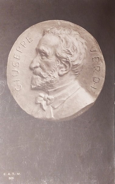 Cartolina - Commemorativa - Giuseppe Verdi - 1950