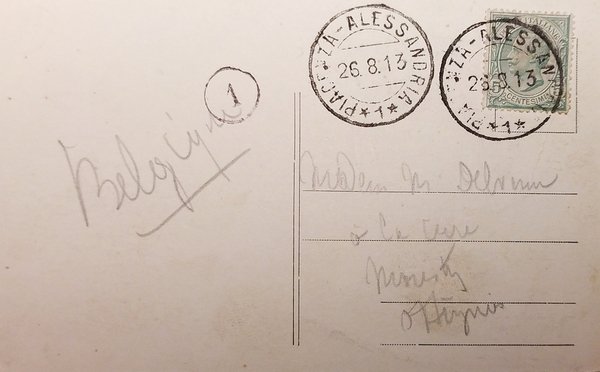 Cartolina - Voghera - Duomo - 1913