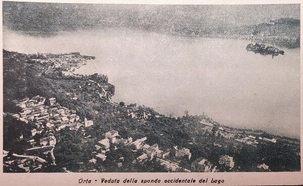 Cartolina - Orta - Veduta delle sponda occidentale del Lago …