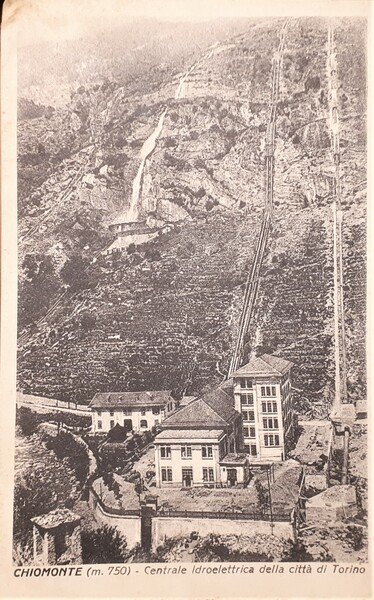 Cartolina - Chiomonte - Centrale Idroelettrica della città di Torino …