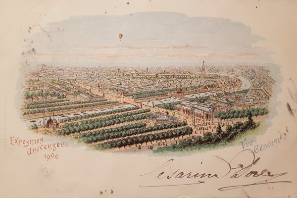 Cartolina - Exposition Universelle 1900 - Paris - Vue Generale