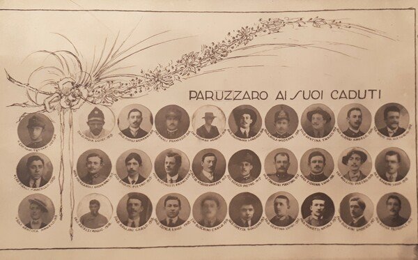 Cartolina - Commemorativa - Paruzzaro ai suoi Caduti - 1900 …