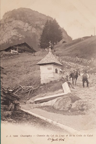 Cartolina - Svizzera - Champéry - Chemin du Col et …