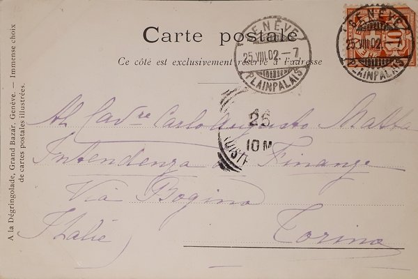 Cartolina - Svizzera - Genève Rue Basses Du Marché - …