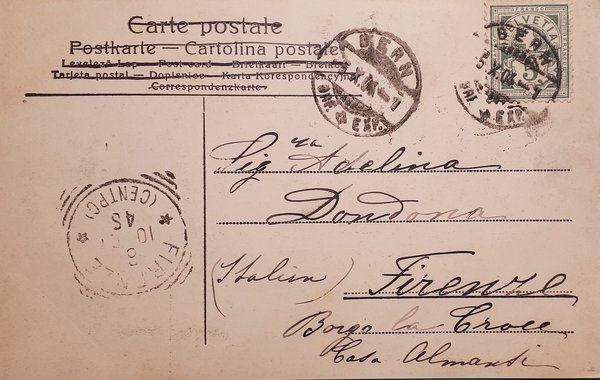 Cartolina - Svizzera - Bern - Spitalgasse - 1904