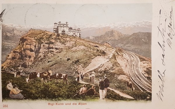 Cartolina - Svizzera - Rigi Kulm und Berner Alpen - …