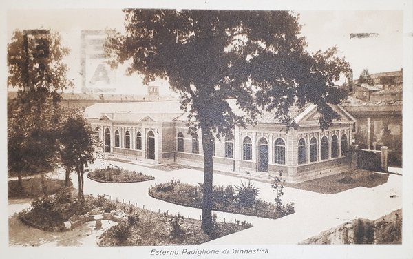 Cartolina - R. Accademia - Esterno Padiglione di Ginnastica - …