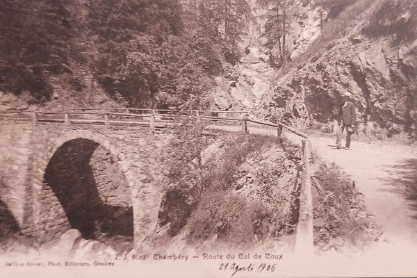 Cartolina - Champéry - Route du Col de Coux - …
