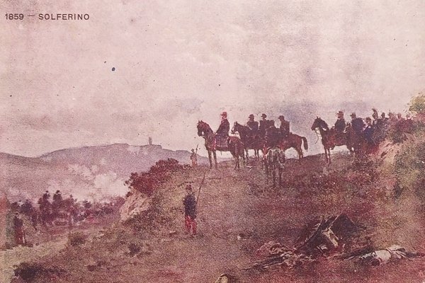 Cartolina - Militaria - Illustratori - Solferino - 1900 ca.