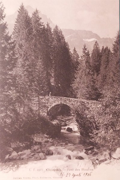 Cartolina - Svizzera - Champéry - Pont des Molins - … | Immagine principale