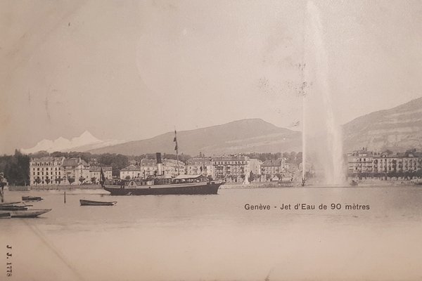 Cartolina - Svizzera - Genève - Jet d'Eau de 90 … | Immagine principale