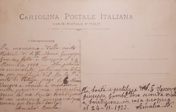 Cartolina - S. E. Mons. Giuseppe Gamba - Vescovo di … | Immagine Gallery 2