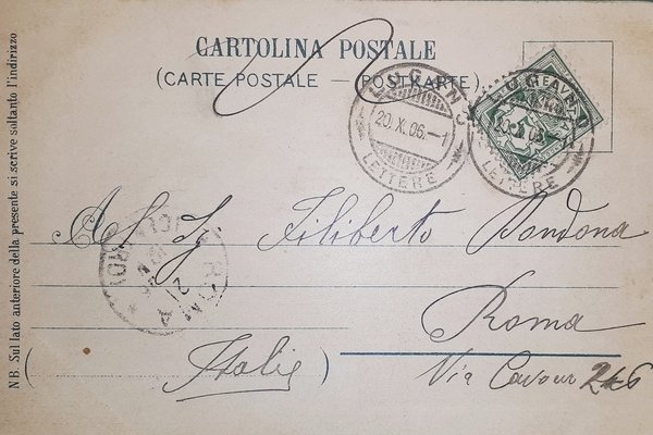 Cartolina - Svizzera - Monte Generoso - 1906