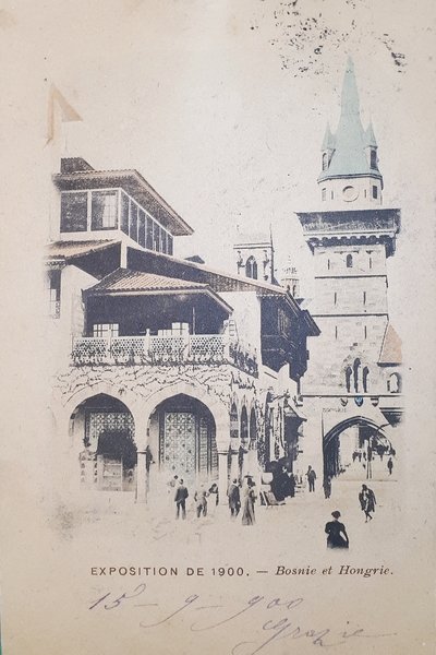 Cartolina - Bosnie et Hongrie - Exposition de 1900
