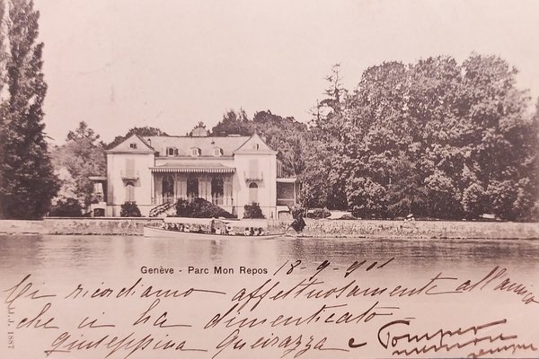 Cartolina - Svizzera - Genève Parc Mon Repos - 1901 | Immagine principale
