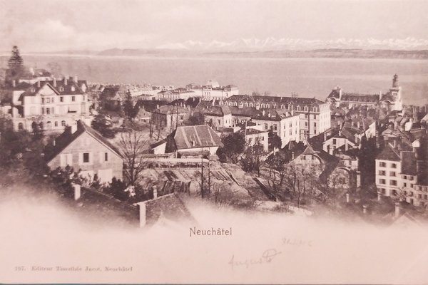 Cartolina - Svizzera - Neuchâtel - 1902