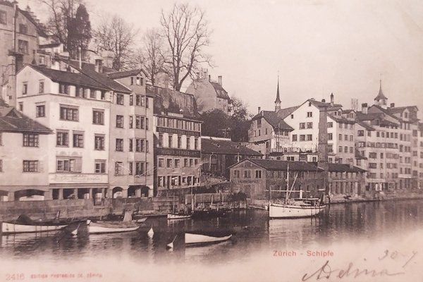 Cartolina - Svizzera - Zürich - Schipfe - 1902 | Immagine principale