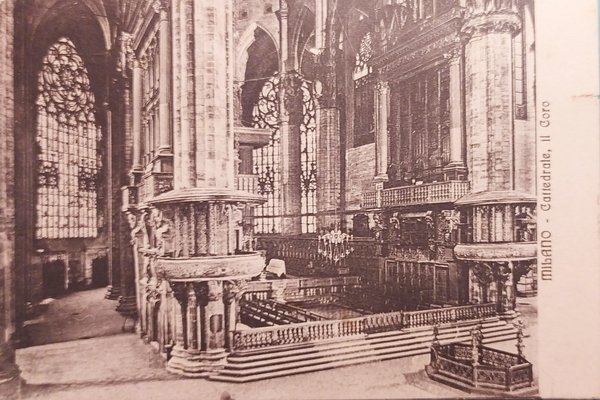 Cartolina - Milano - Cattedrale - Il Coro - 1914