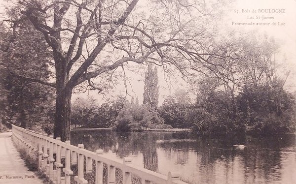 Cartolina - Bois de Boulogne - Lac St-James - Promenade …
