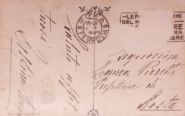 Cartolina - Costumi Sardi - Pastore di Gallura - 1928