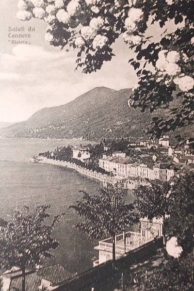 Cartolina - Saluti da Cannero - Riviera - 1930 ca.