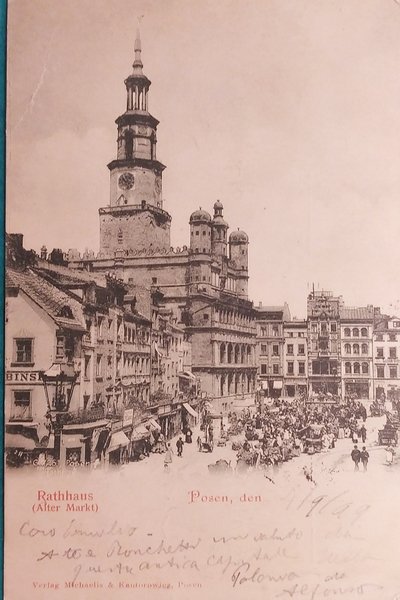 Cartolina - Polonia - Rathaus ( Alter Markt ) - …