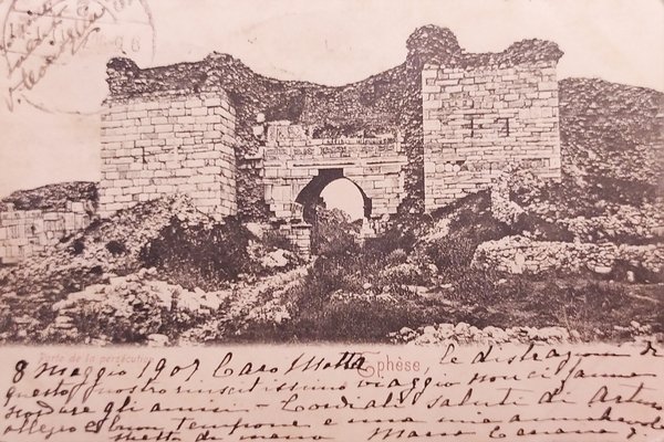 Cartolina - La porte de la persécution à Ephèse - …