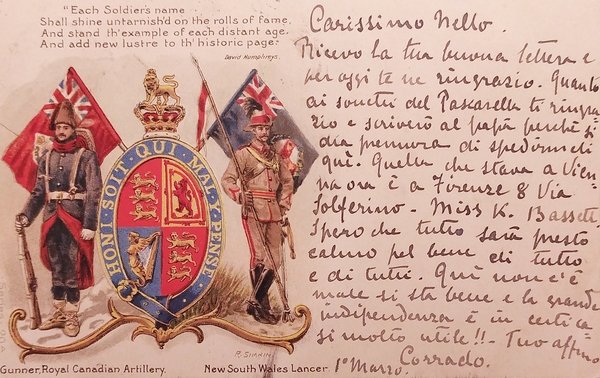 Cartolina - Australian Army Reserve - Royal New South Wales …