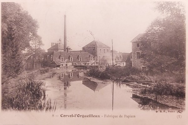 Cartolina - Francia - Corvol l'Orgueilleux - Fabrique de Papiers …