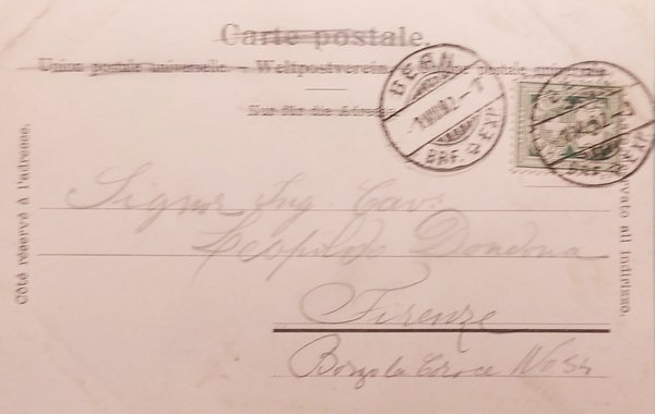 Cartolina - Bern - Kornhaus Brucke - Svizzera - 1902